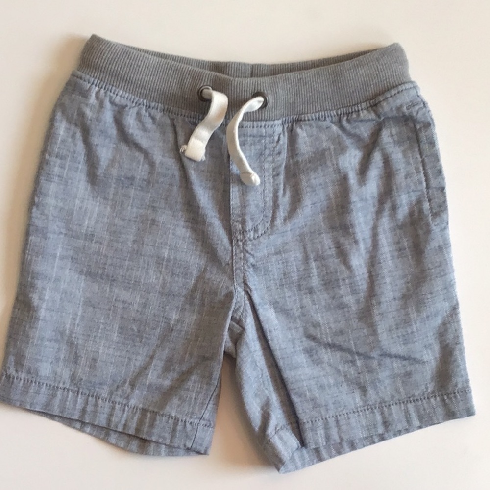 Cat & Jack Gray Elastic Waist Shorts with Drawstring